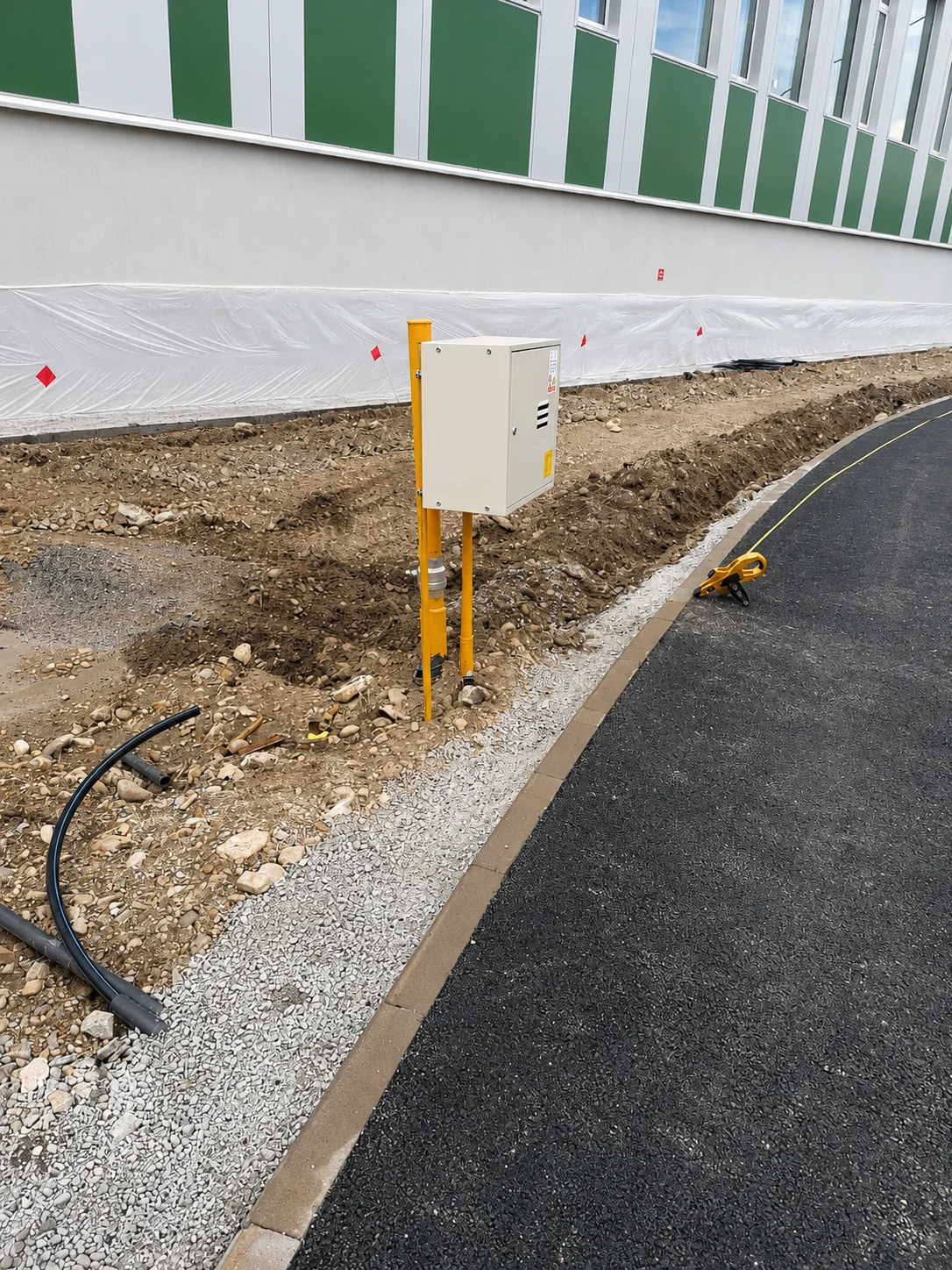 Post de reglare gaze la un obiectiv industrial